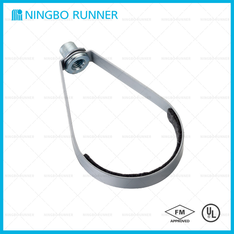 UL & FM Listed Swivel Ring Hanger with Felt-lined