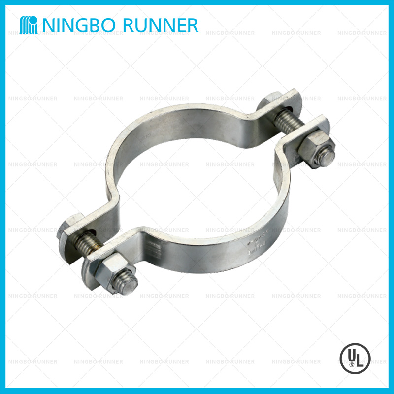U Type UL Steel Pipe Clamp with Bolt Nut