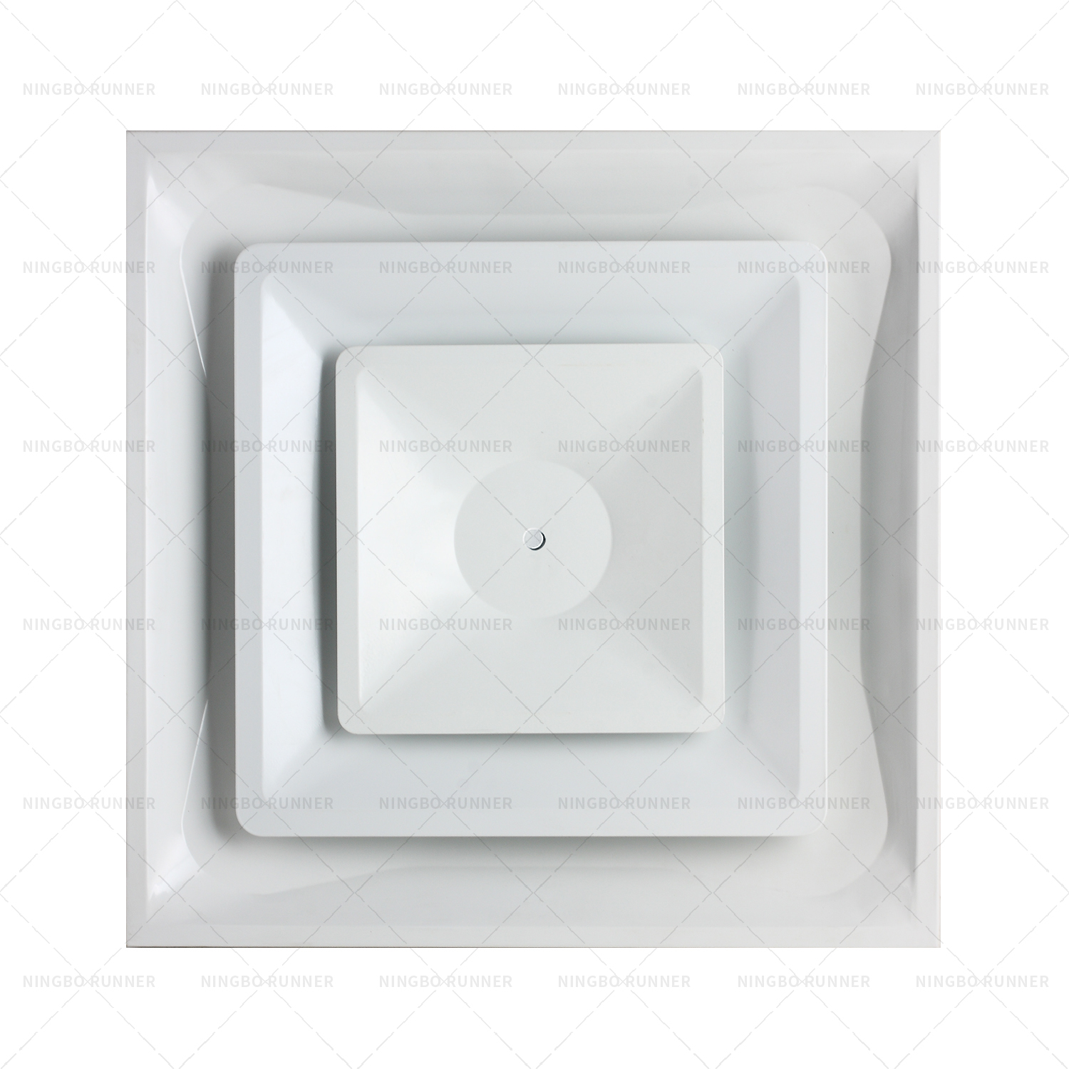 CI T Bar Steel 2 Cone Fixed Pattern Diffuser with Collar ...