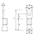 PVC Insulated Fork Terminaltpg