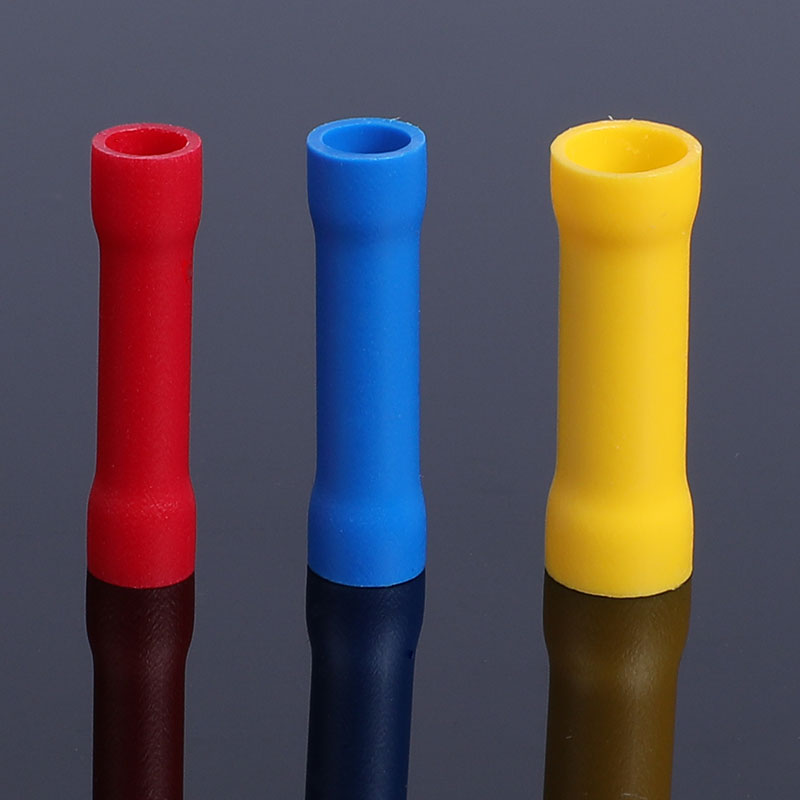 High-quality PVC insulated butt connectors for reliable wiring