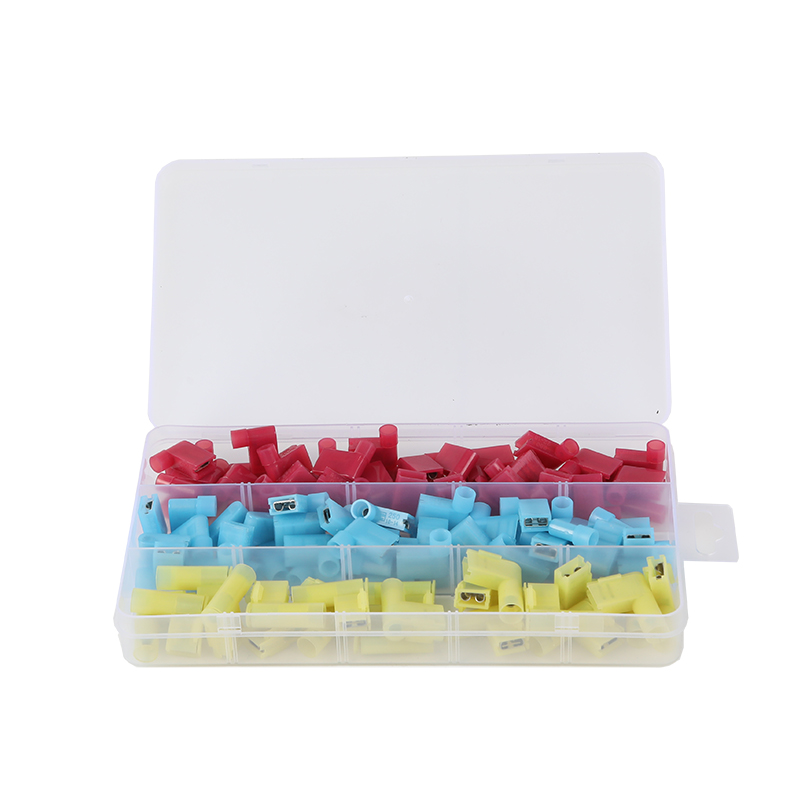 Nylon flag terminal female insulated connector box