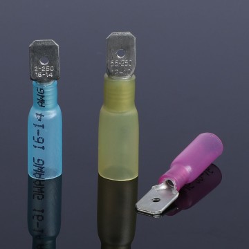 Heat Shrink Male Spade Connector