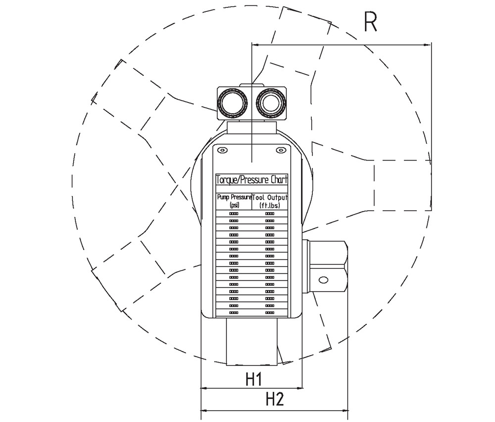 IBT series square drive hydraulic torque wrench (16)9dy