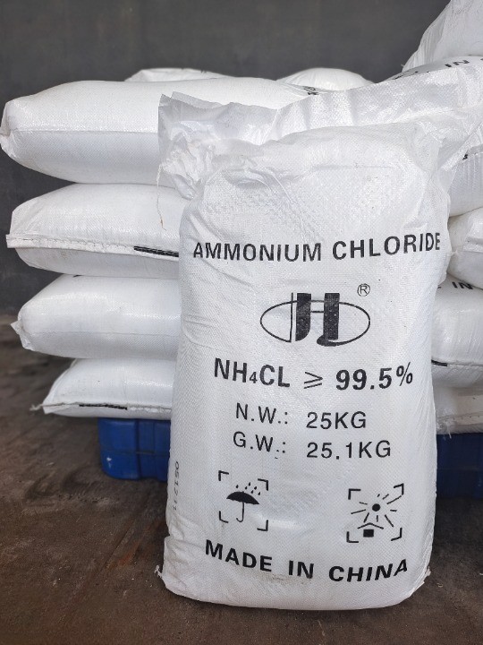 99.5% Industrial Technical Grade Ammonium Chloride without Anti-caking2