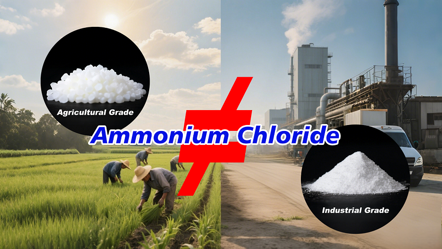 Why Agricultural Ammonium Chloride Cannot Replace Industrial-Grade: A Technical Analysis