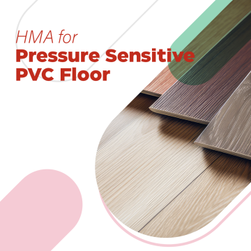 Pressure sensitive PVC floor hot melt adhesive