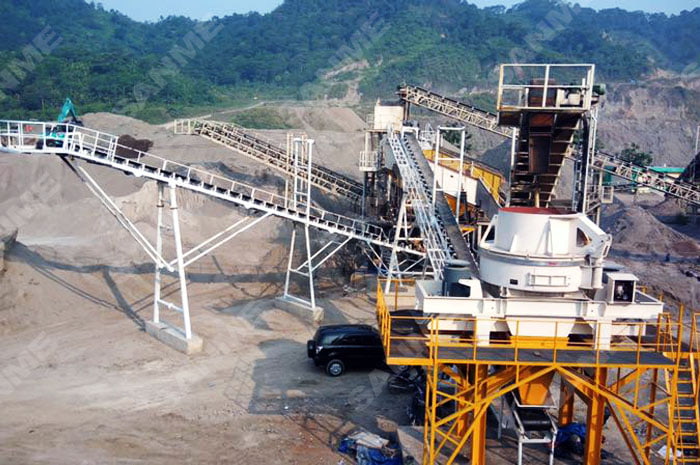 100TPH ANDESITE CRUSHING PLANT IN INDONESIA
