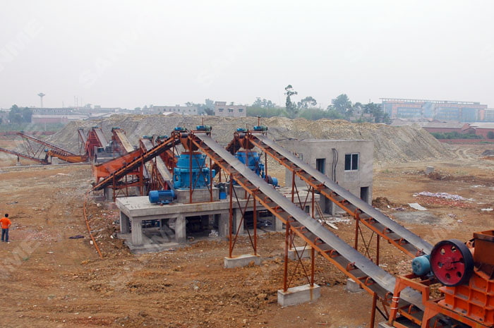 400TPH PEBBLE SAND MAKING PLANT IN SICHUAN, CHINA