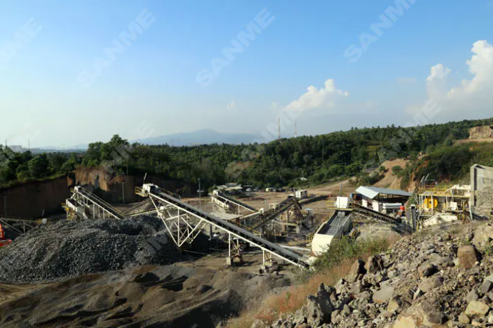 INDONESIA 300TPH ANDESITE AGGREGATES PRODUCTION PLANT FOR HOLCIM