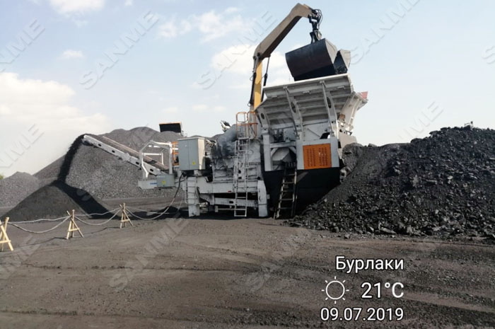 MOBILE COAL MINE CRUSHING PLANT IN RUSSIA