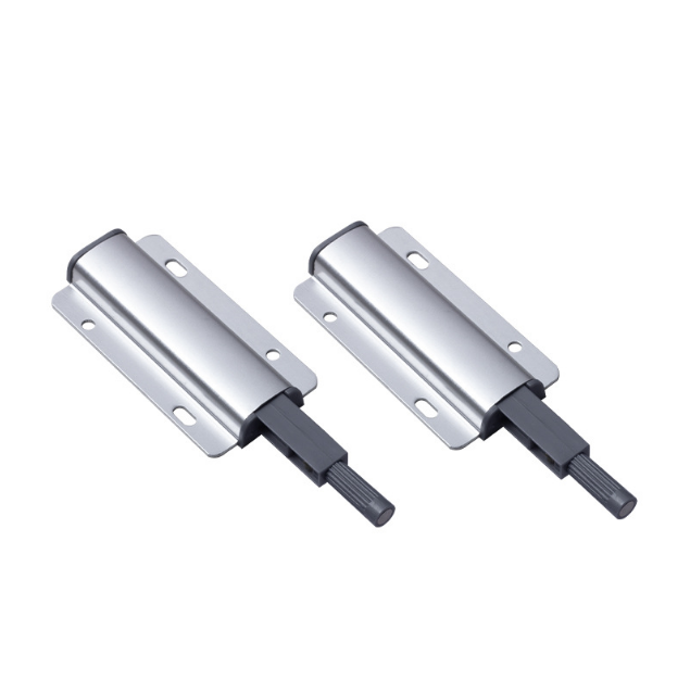 New Metal Shell Wardrobe Door Bounce Device Surface mounted Aluminum Alloy Press Spring Device Magnetic Absorber Cabinet Door Bounce Device Cabinet Drawer Press type Self Spring Device Pull free Magnetic A (1).png