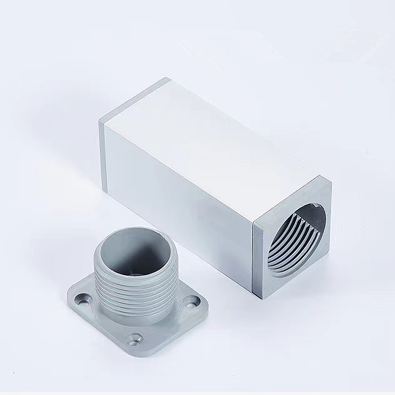 Square aluminum alloy furniture feet 40 square tube sofa feet aluminum adjustment feet adjustment cabinet support column cabinet legs TV cabinet feet