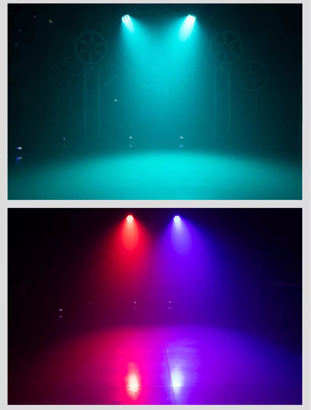 Efeito de luz de cabeça móvel Bee Eye 7x40W (2)