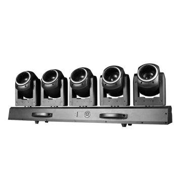 RGBW Tornado 5-Head Moving Bar Light