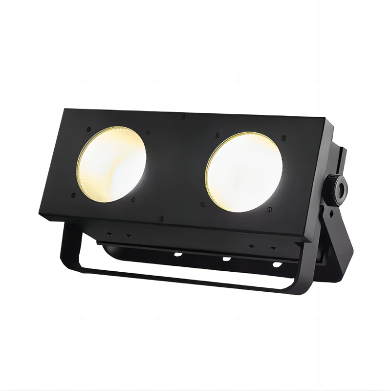 Luce accecante a LED per pubblico COB da 2 * 100 W per palcoscenico