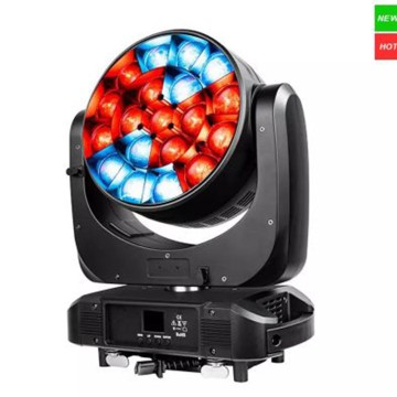 19pcs 40W Bee Eye RGBW Zoom Wash Pixel Moving Head Light