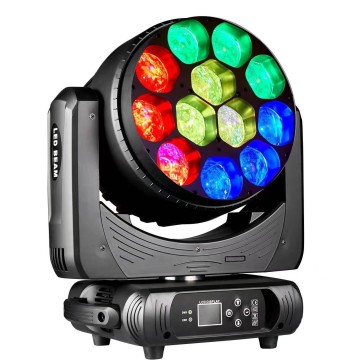 LED 12x40W RGBW 450W 4in1 Bee Eye Wash Zoom Moving Head Lighting