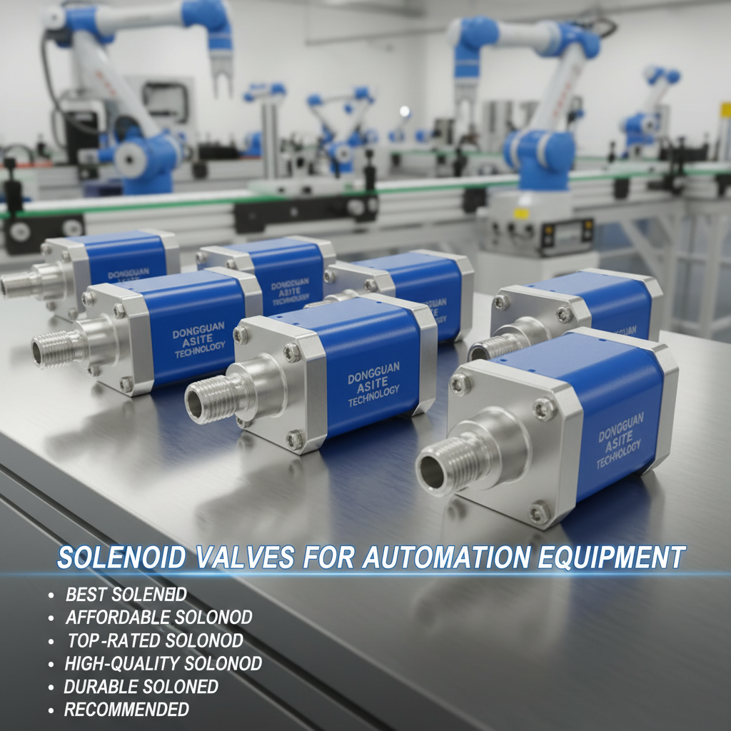 Solenoid Valves Used In Automation Equipment