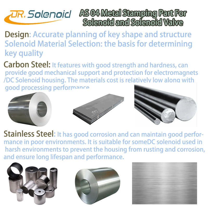 AS 04 Parçeya mohrkirina metalî ji bo DC Solenoid 1