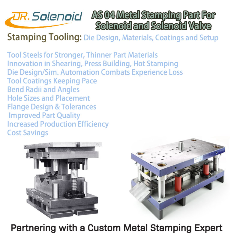 AS 04 Parçeya mohrkirina metalî ji bo DC Solenoid 2