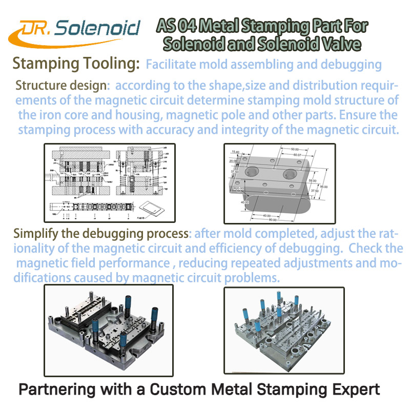 AS 04 Parçeya mohrkirina metalî ji bo DC Solenoid 3