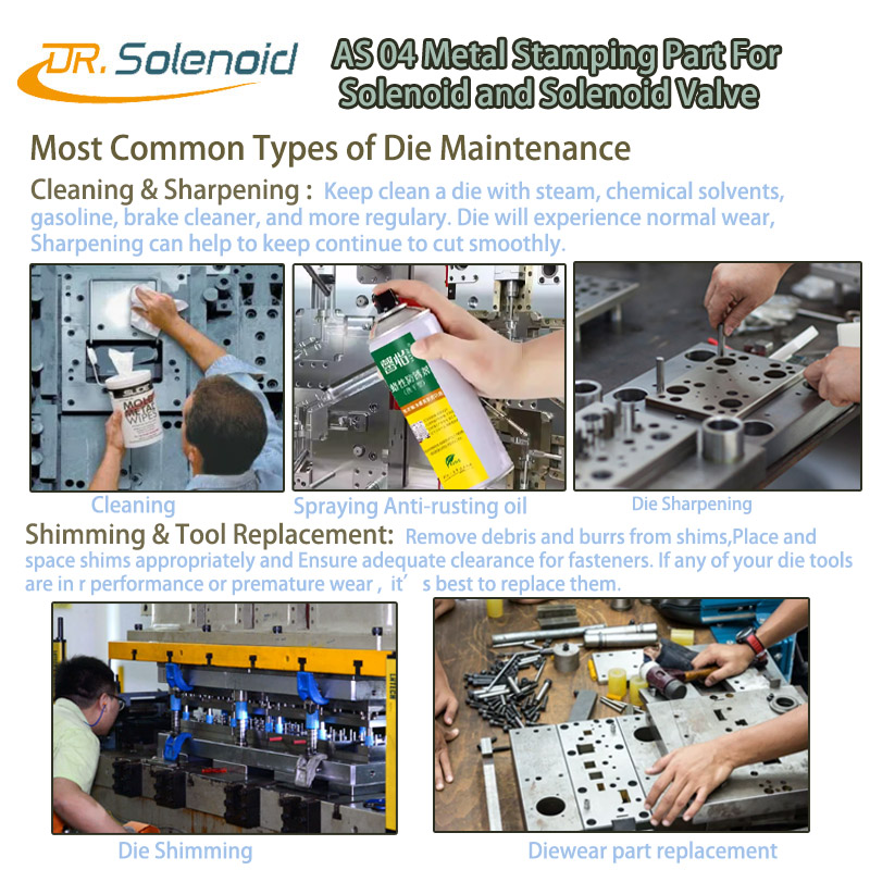 AS 04 Parçeya mohrkirina metalî ji bo DC Solenoid 6
