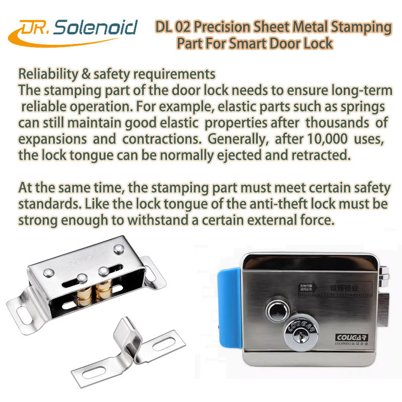 DL 02 Metal stamping part para sa smart door lock 6
