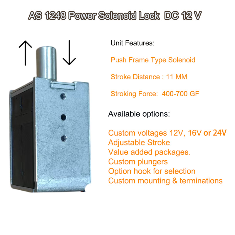 AS 1248 Power electromagnetic door lock D 1