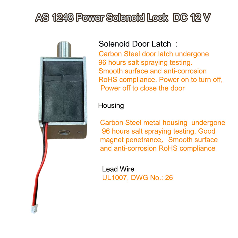 AS 1248 Power electromagnetic door lock D 2