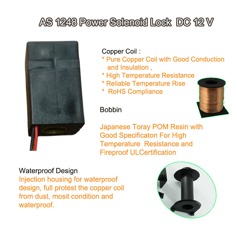 AS 1248 Power electromagnetic door lock D 3
