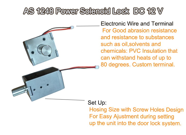 AS 1248 Power electromagnetic door lock D 4