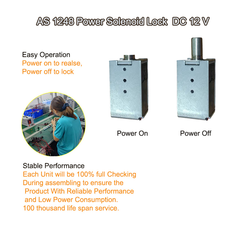 AS 1248 Power electromagnetic door lock D 5