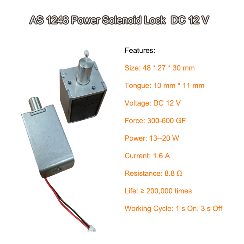 AS 1248 Power electromagnetic door lock D 6