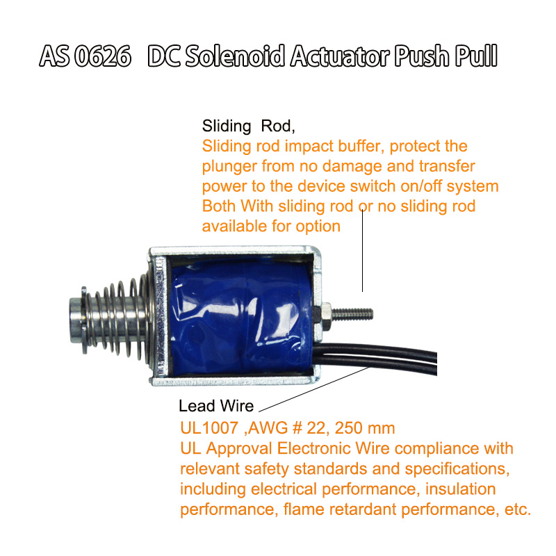 AS 0626 DC Solenoid Actuator Push PUll D 4