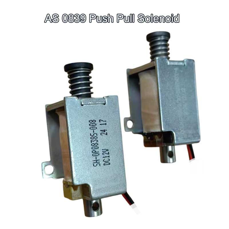 AS 0839 Push Pull Solenoid , Linear Solenoid Actuator,