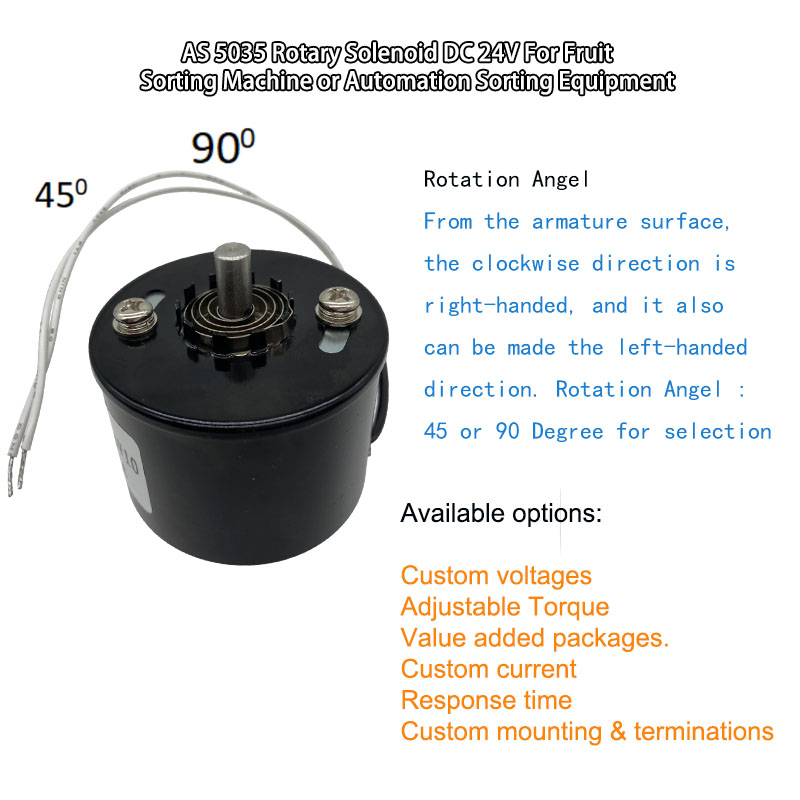 AS 5035 90 degree Rotary Solneoid D 1