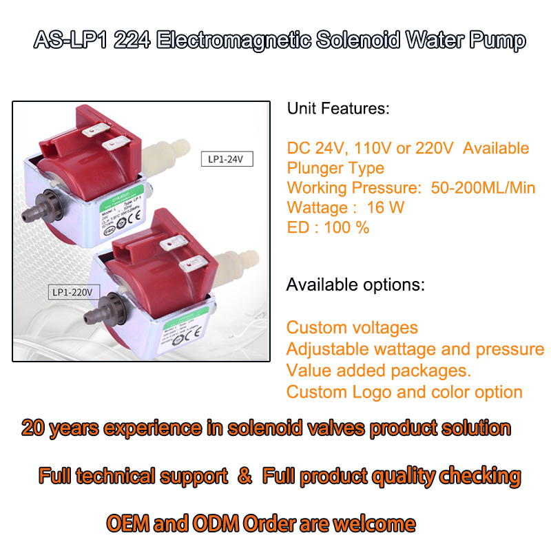 AS-LP 1 Electromagnetic Solenoid Water Pump D 1