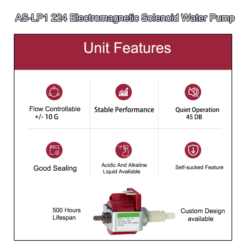AS-LP 1 Electromagnetic Solenoid Water Pump D 4