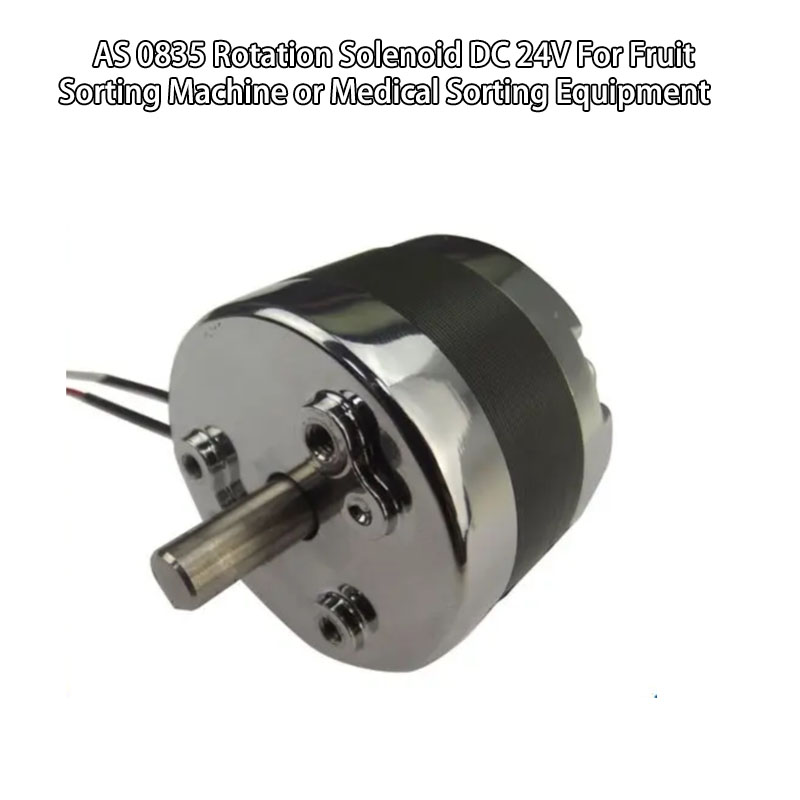 AS 0835 Rotary Solenoid DC24 For fruit sorting machine and industrial sorting equipment