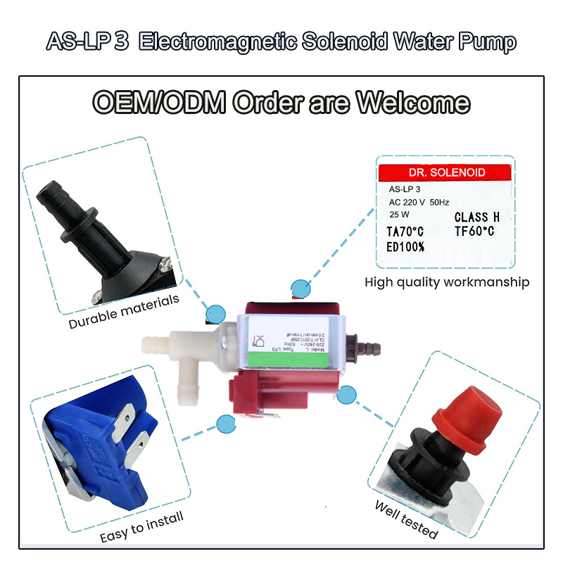 AS-LP 3 Electromagnetic Solenoid Pump  D 2