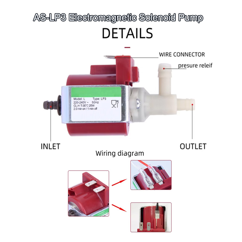 AS-LP 3 Electromagnetic Solenoid Pump  D 3