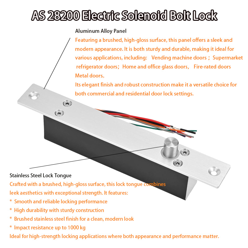 AS 28200 Electric Solenoid Bolt Lock 1