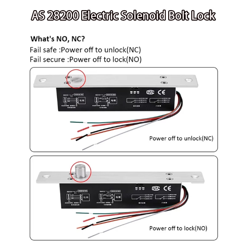 AS 28200 Electric Solenoid Bolt Lock 3