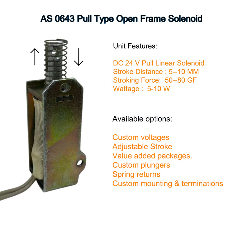 AS 0643 12v pull type solenoid 1
