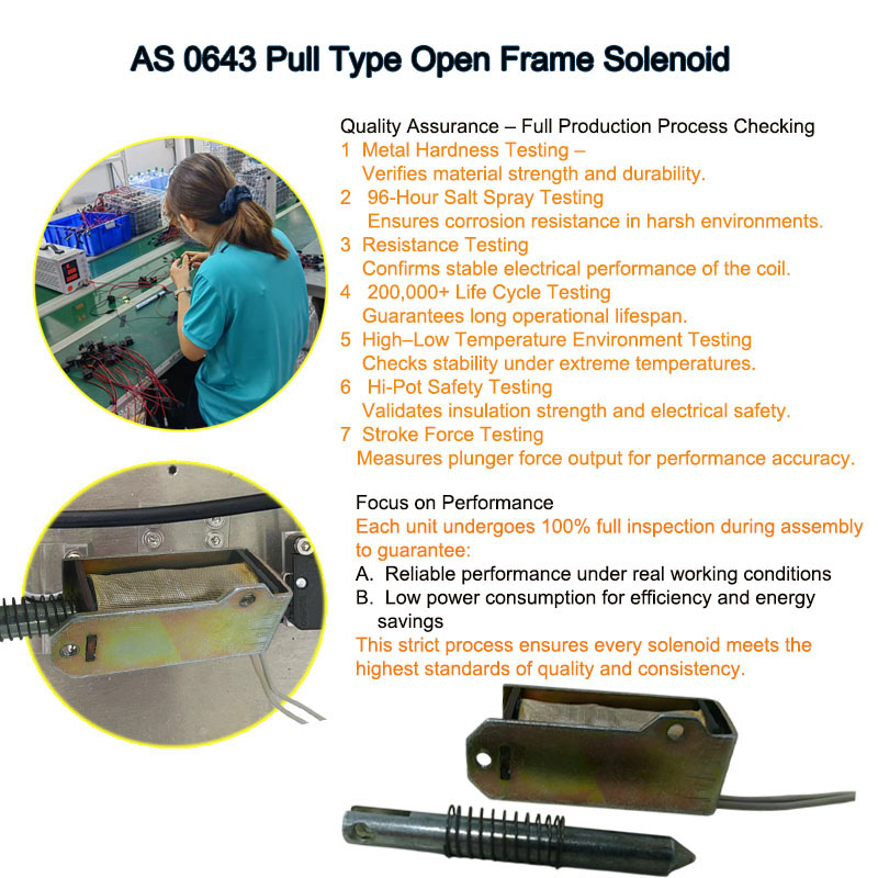 AS 0643 24V Pull solenoid D 5