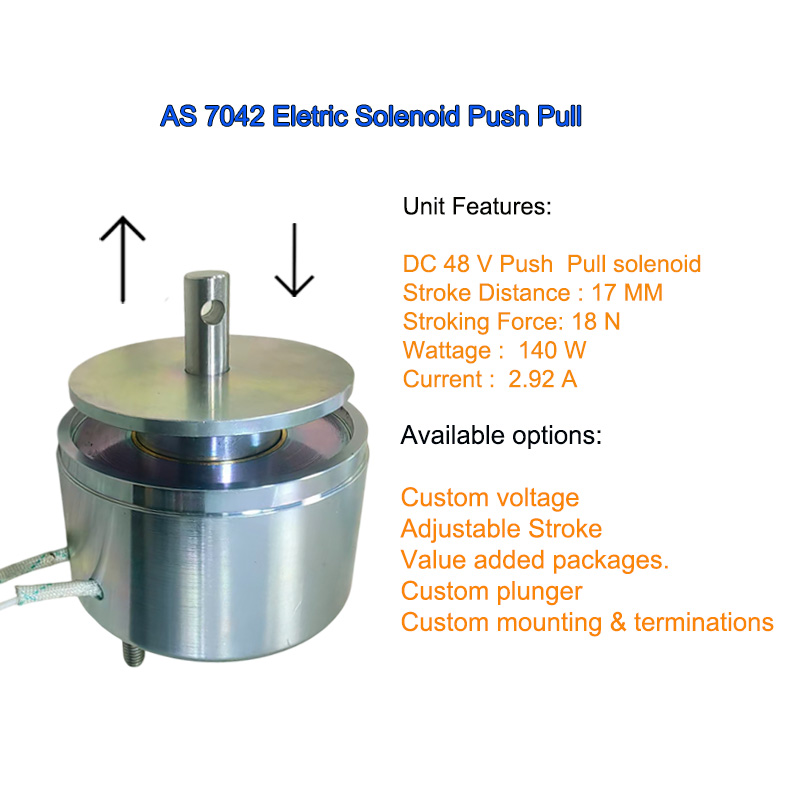AS 7042 electric solenoid Push Pull 1