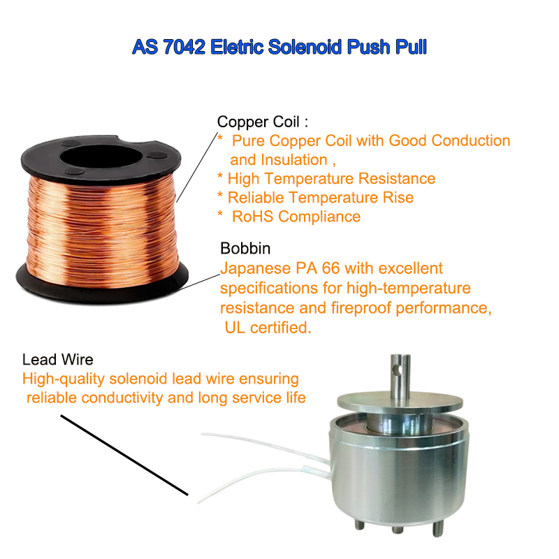 AS 7042 electric solenoid Push Pull  3