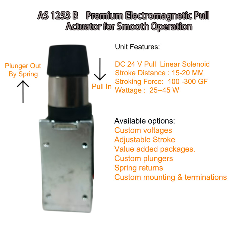 Premium Electromagnetic Pull Actuator for Smooth Operation  1