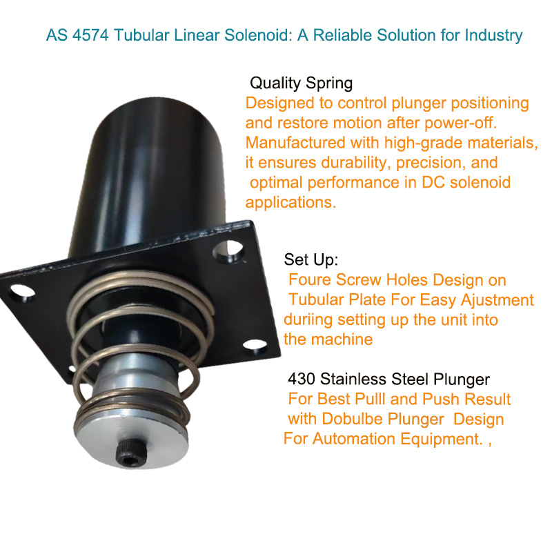 AS 4574 Tubular Linear Solenoid A Reliable Solution for Industry